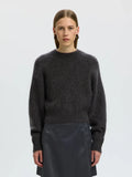 Selected Mira Mohair Jumper - Asphalt