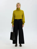 Selected Ellie Roll Neck- Avocado