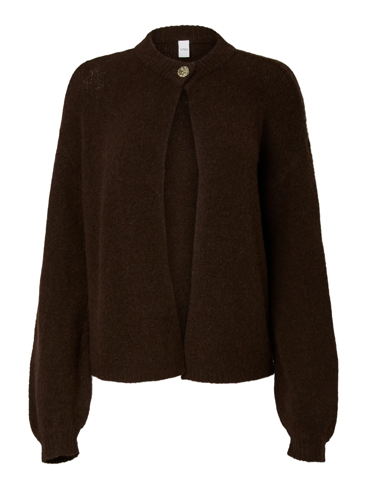 YAS Enya Loose Cardigan - Coffee