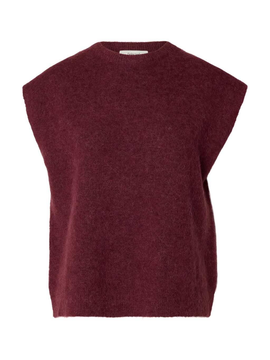 Selected Lulu Knit Vest - Port