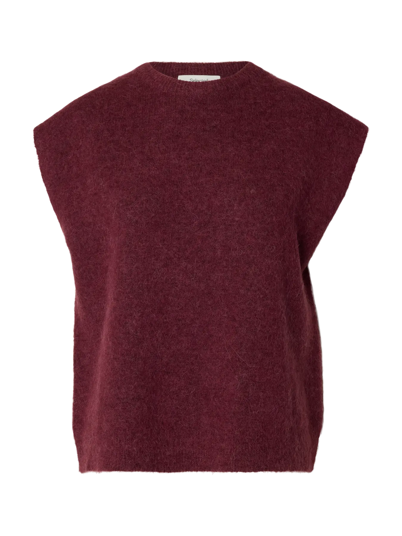 Selected Lulu Knit Vest - Port