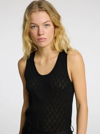 Selected Femme Fagny Knit Vest - Black