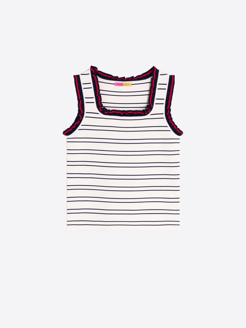 Vilagallo Knitted Top - Stripe