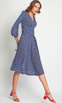 Onjenu Nell Midi Dress - Polka Dot