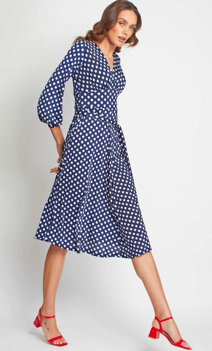 Onjenu Nell Midi Dress - Polka Dot