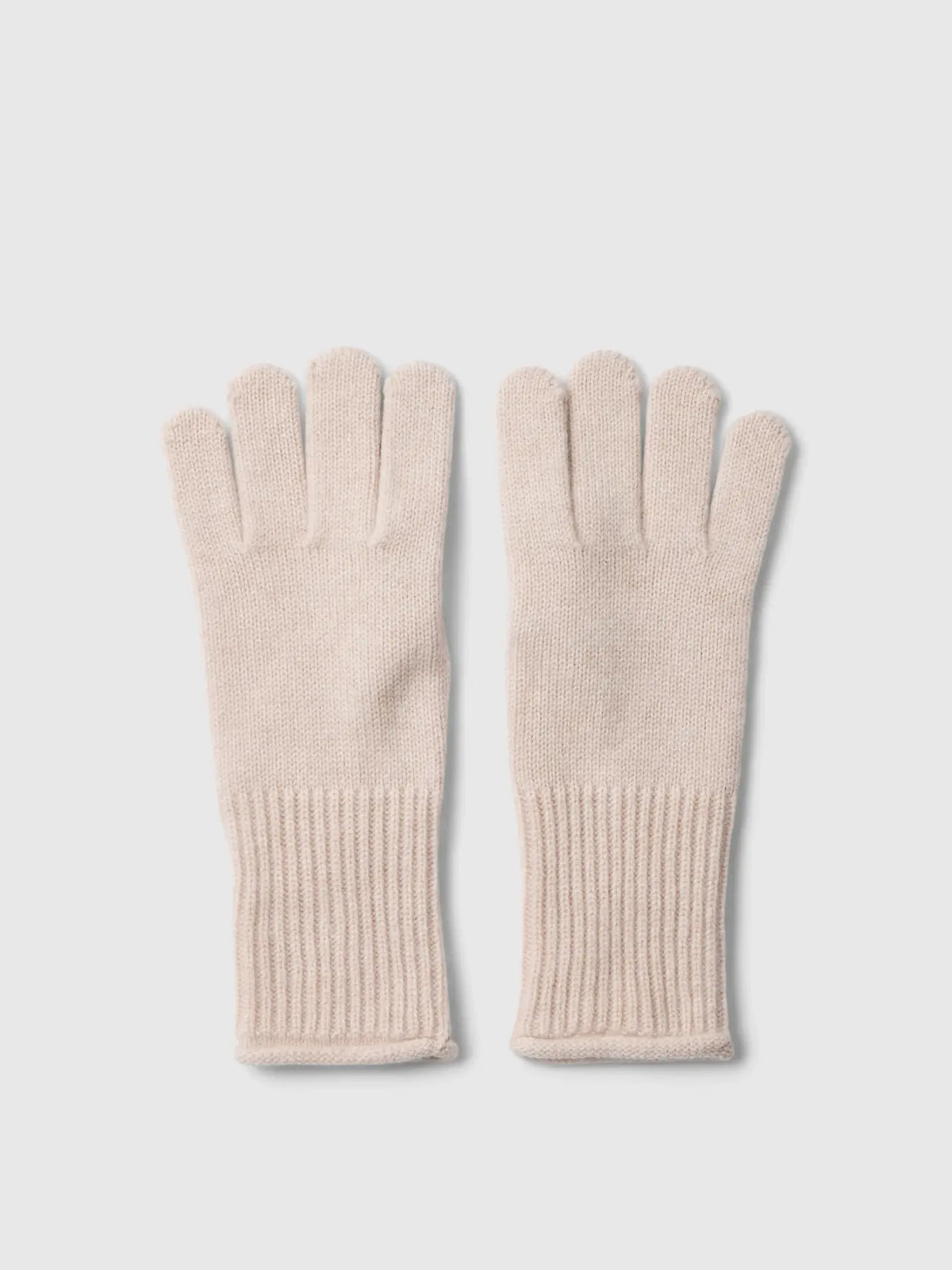 Selected Rosie Cashmere Blend Gloves - Oat