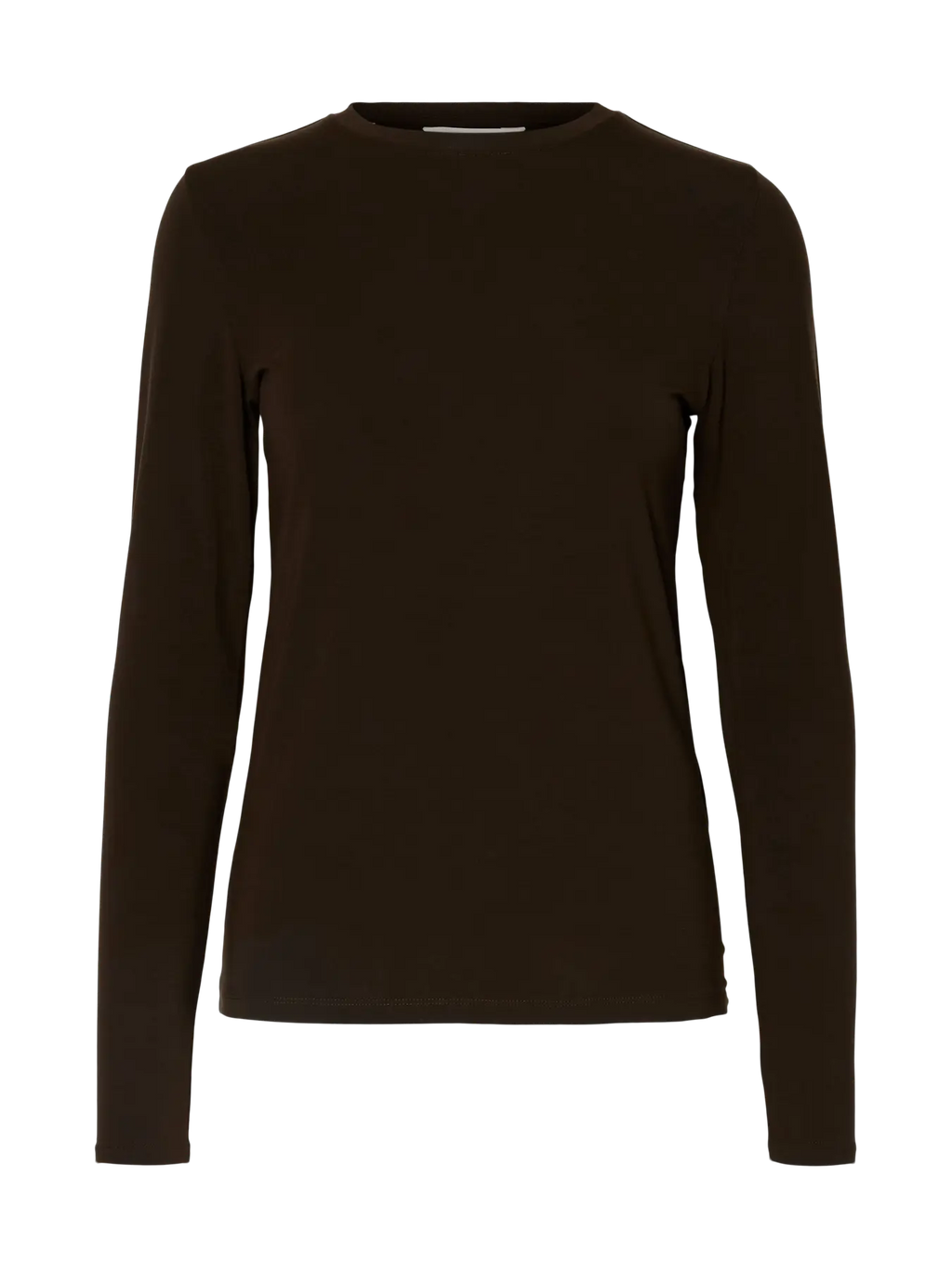 Selected Femme Manja Long Sleeve Top - Brown