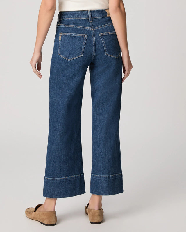 Paige Anessa Wide Leg Jeans - Navigator