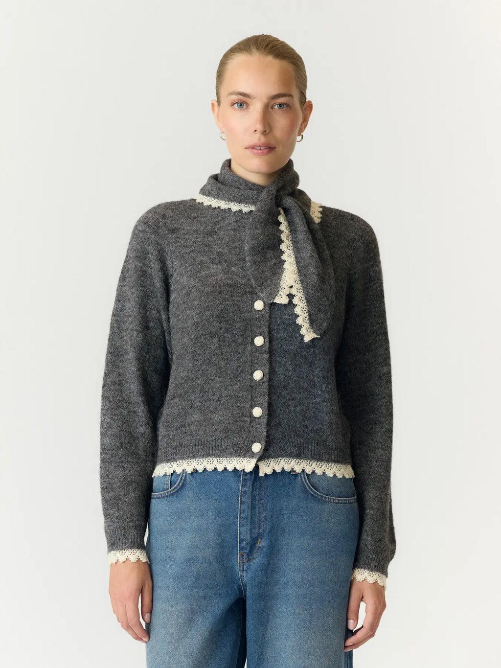 YAS Millie Scarf Cardigan