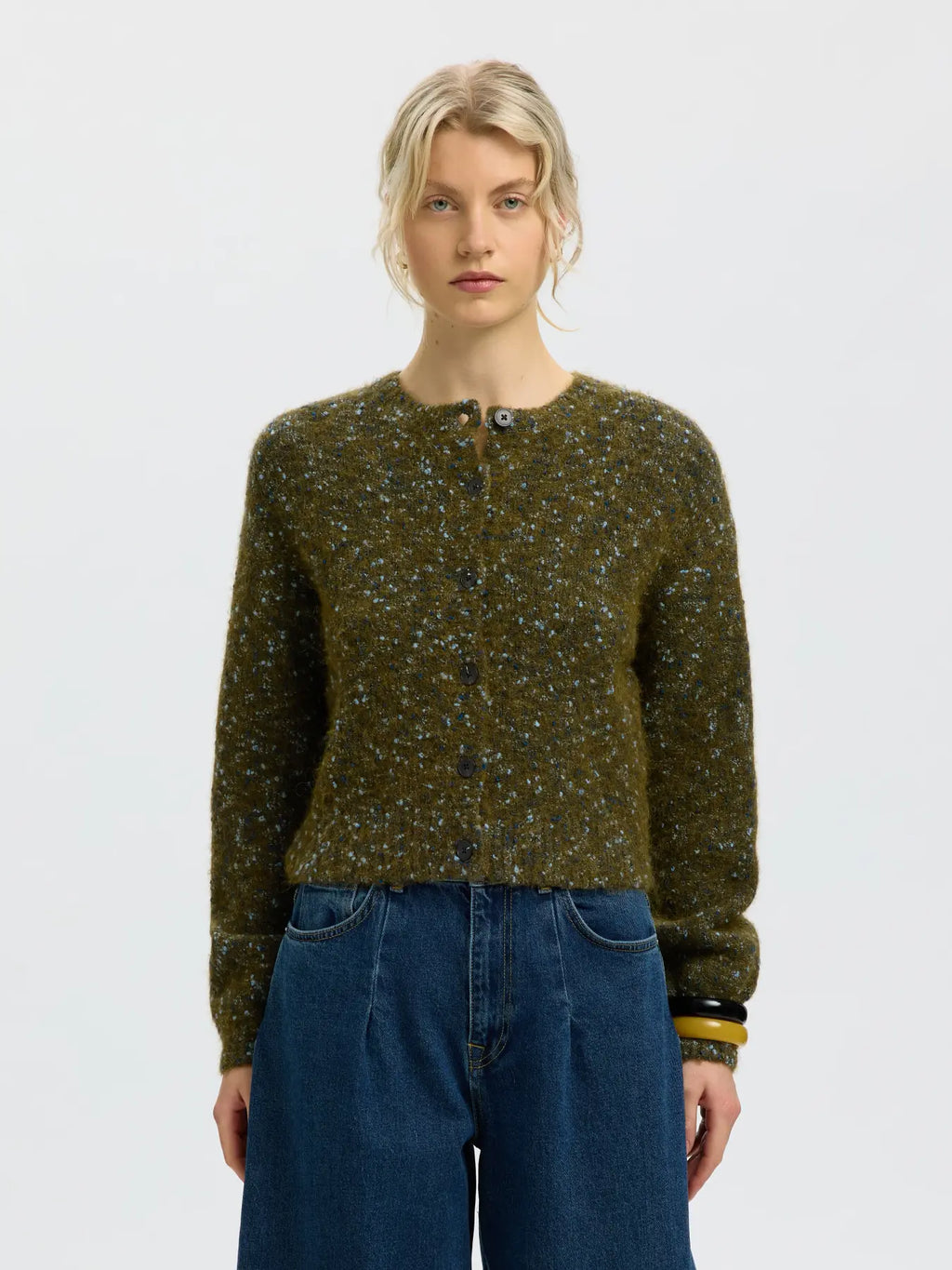 Selected Kat Cardigan - Green