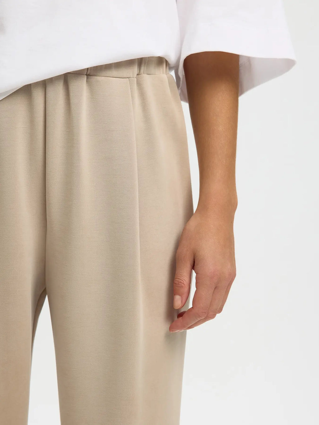 Selected Femme Tenny Trousers - Cashmere