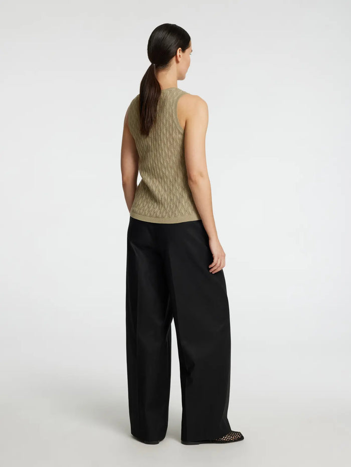 Selected Femme Fagny Knit Vest - Vetiver