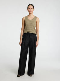 Selected Femme Fagny Knit Vest - Vetiver
