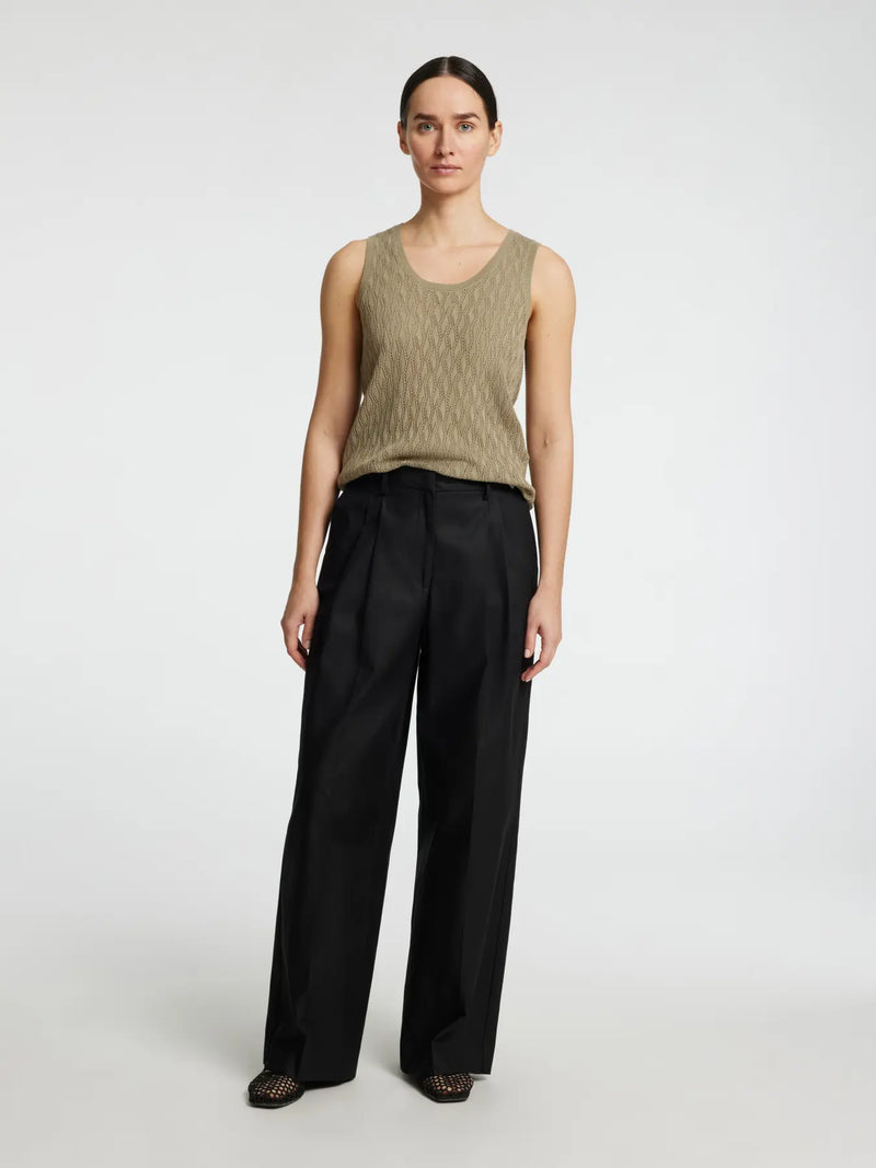 Selected Femme Fagny Knit Vest - Vetiver