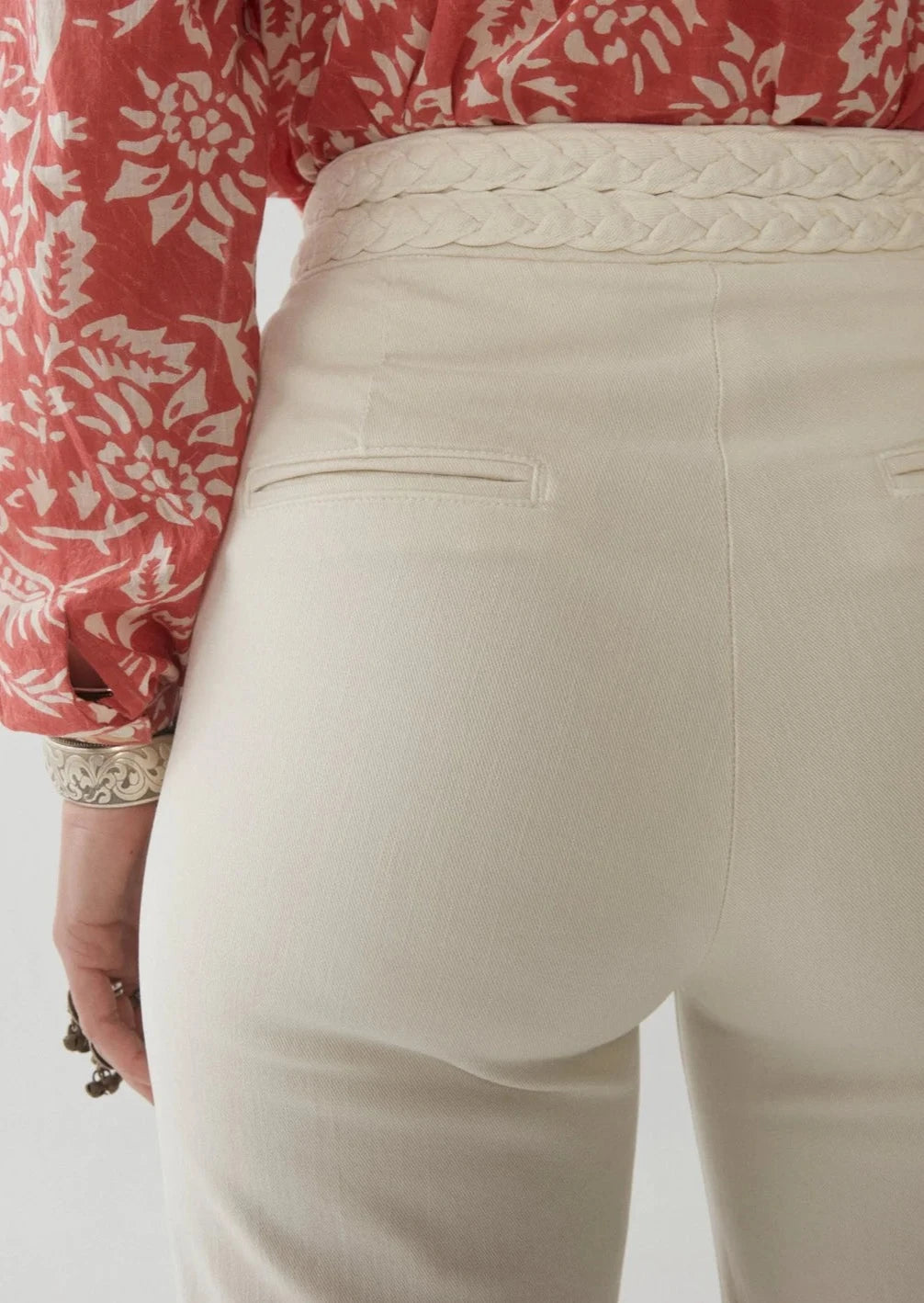 Maison Hotel Ross Trousers - Disco White
