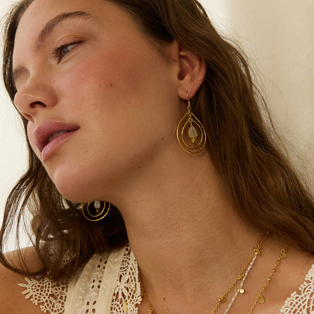 Ashiana Saskia Earrings - Mother Of Pearl