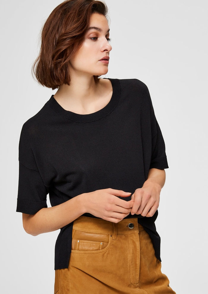 Selected Femme Wille T-Shirt - Black