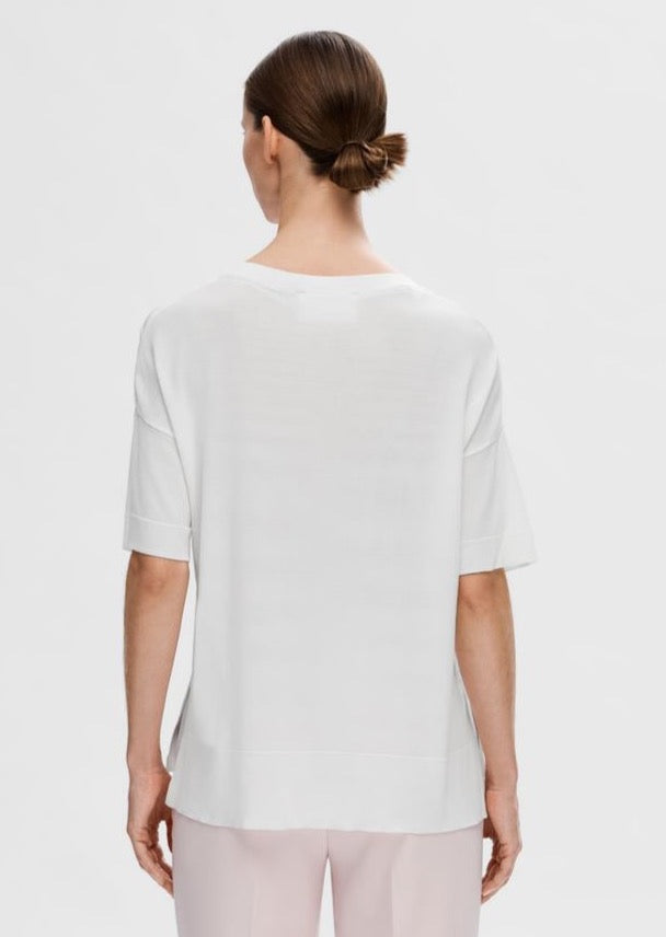 Selected Femme Wille T-Shirt - White