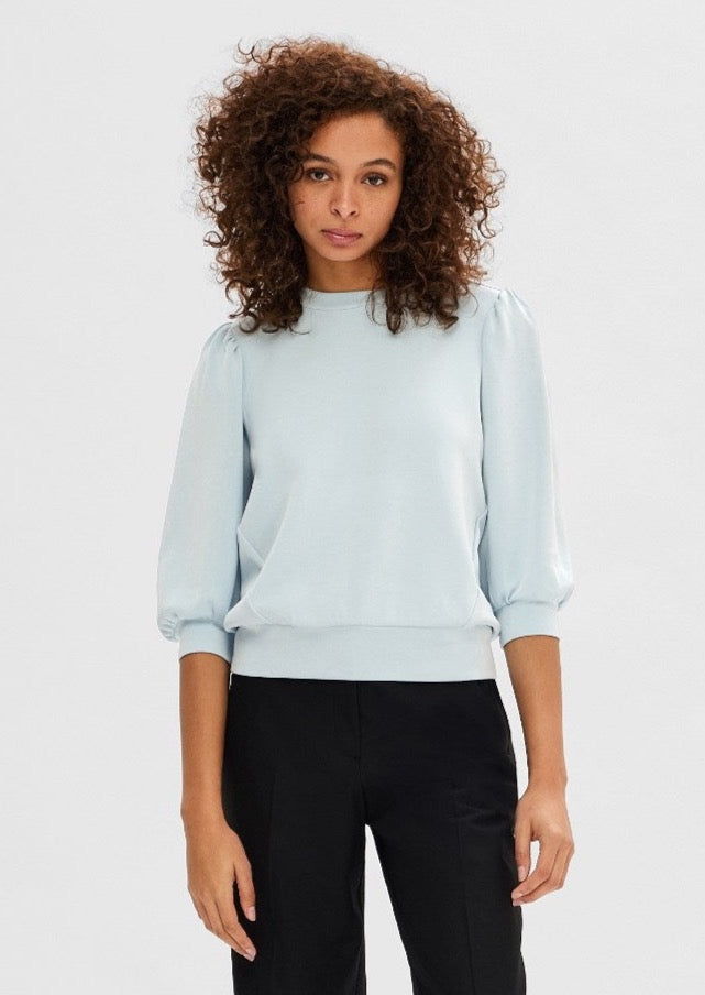 Selected Femme Tenny Sweatshirt - Cashmere Blue