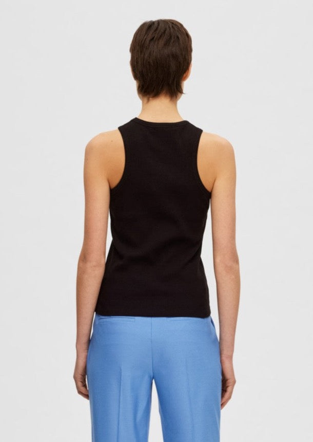 Selected Femme Anna Top - Black