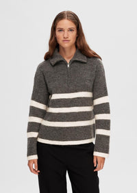 Selected Femme Maline Jumper - Grey