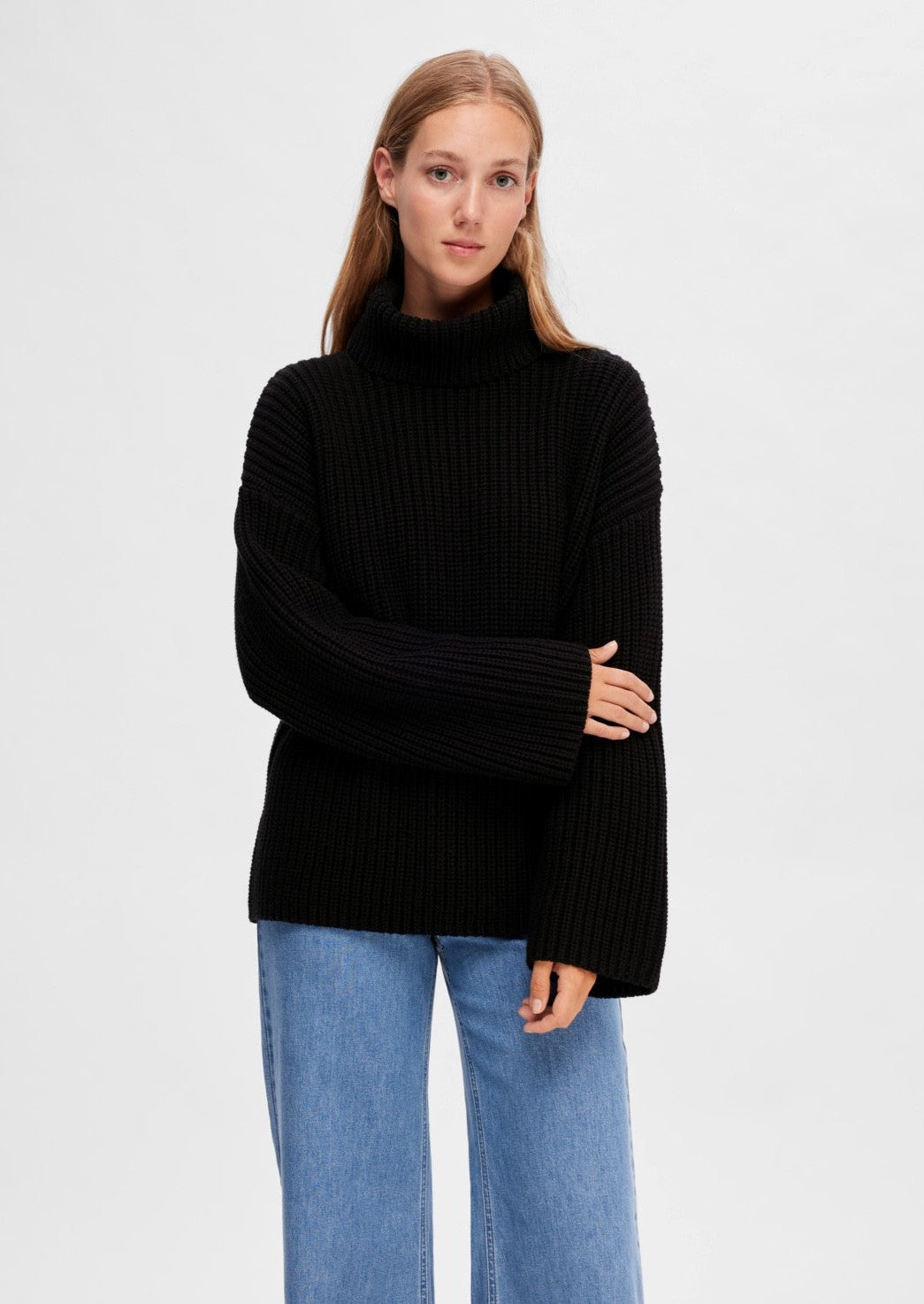 Selected Femme Sefika Jumper - Black