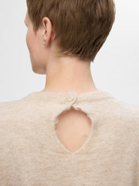 Selected Femme Lulu Short Sleeve Jumper - Birch