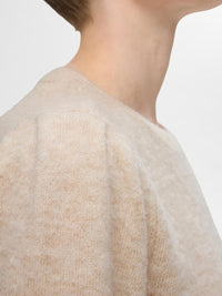 Selected Femme Lulu Short Sleeve Jumper - Birch
