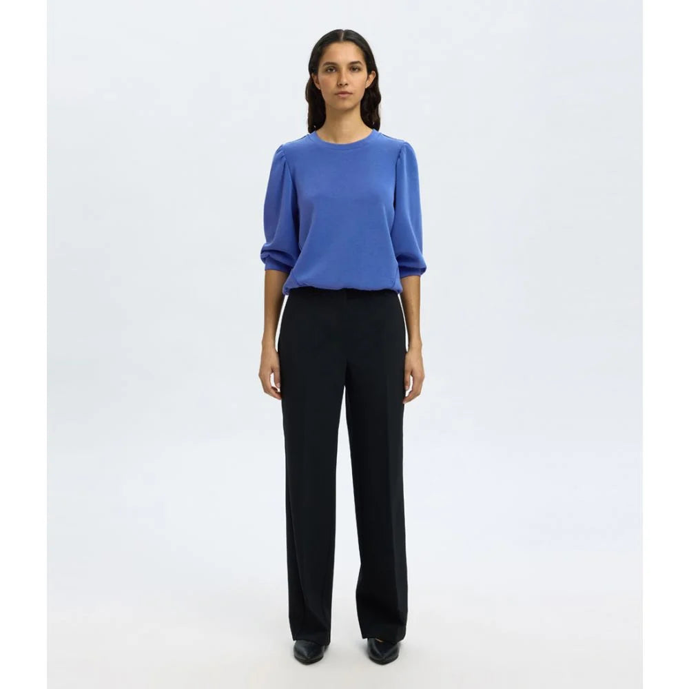 Selected Femme Tenny Sweatshirt - Bright Blue