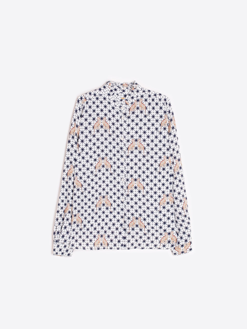 Vilagallo Leopard Star Print Shirt