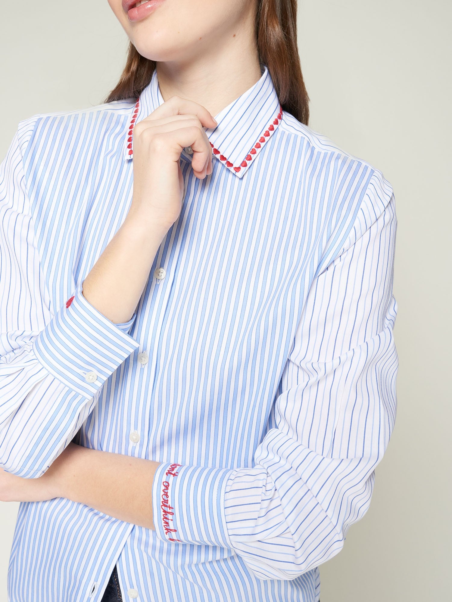 Vilagallo Striped Shirt - Raya Azul