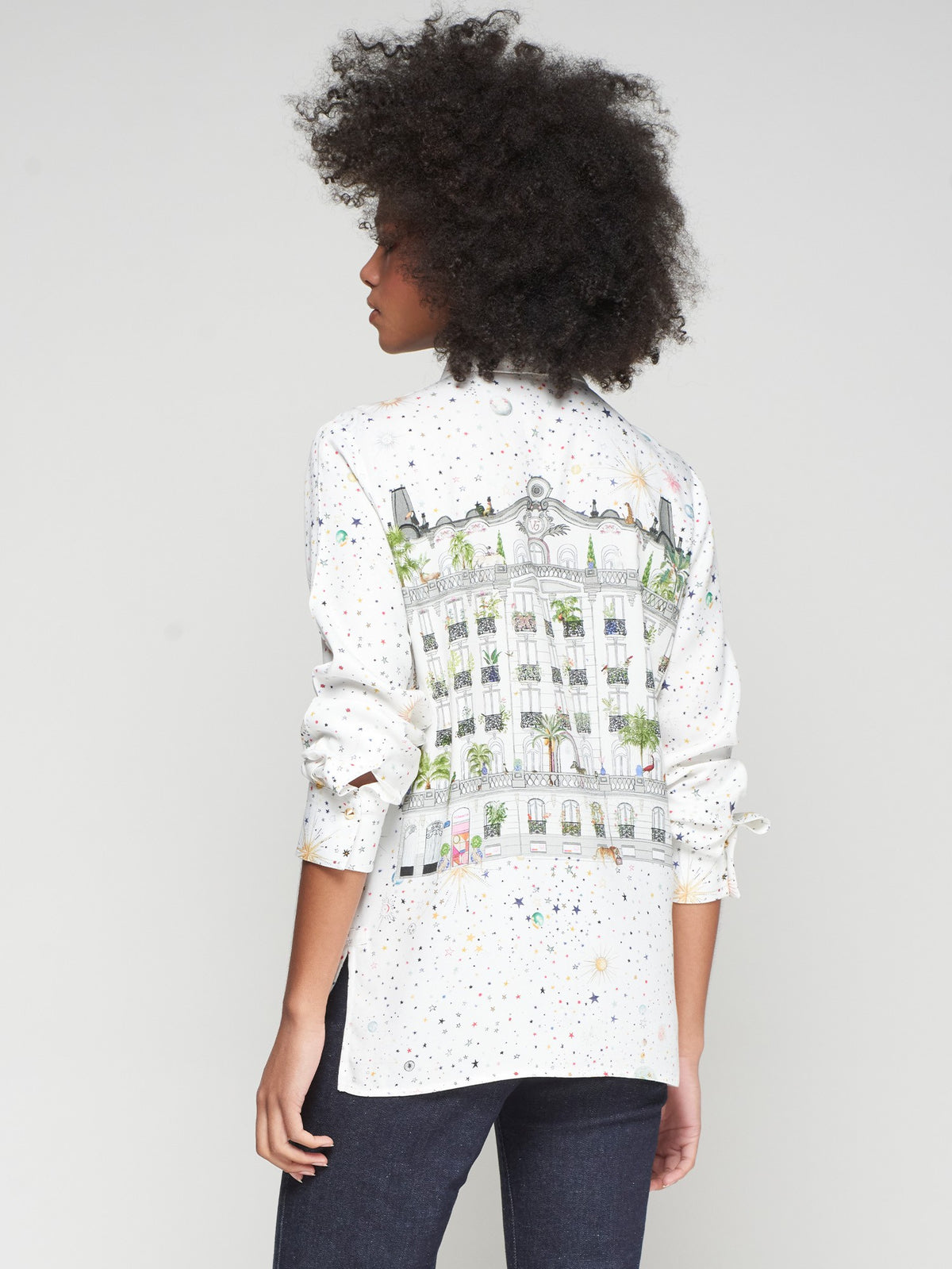 Vilagallo - Postcard Print Shirt - Sara main image 0