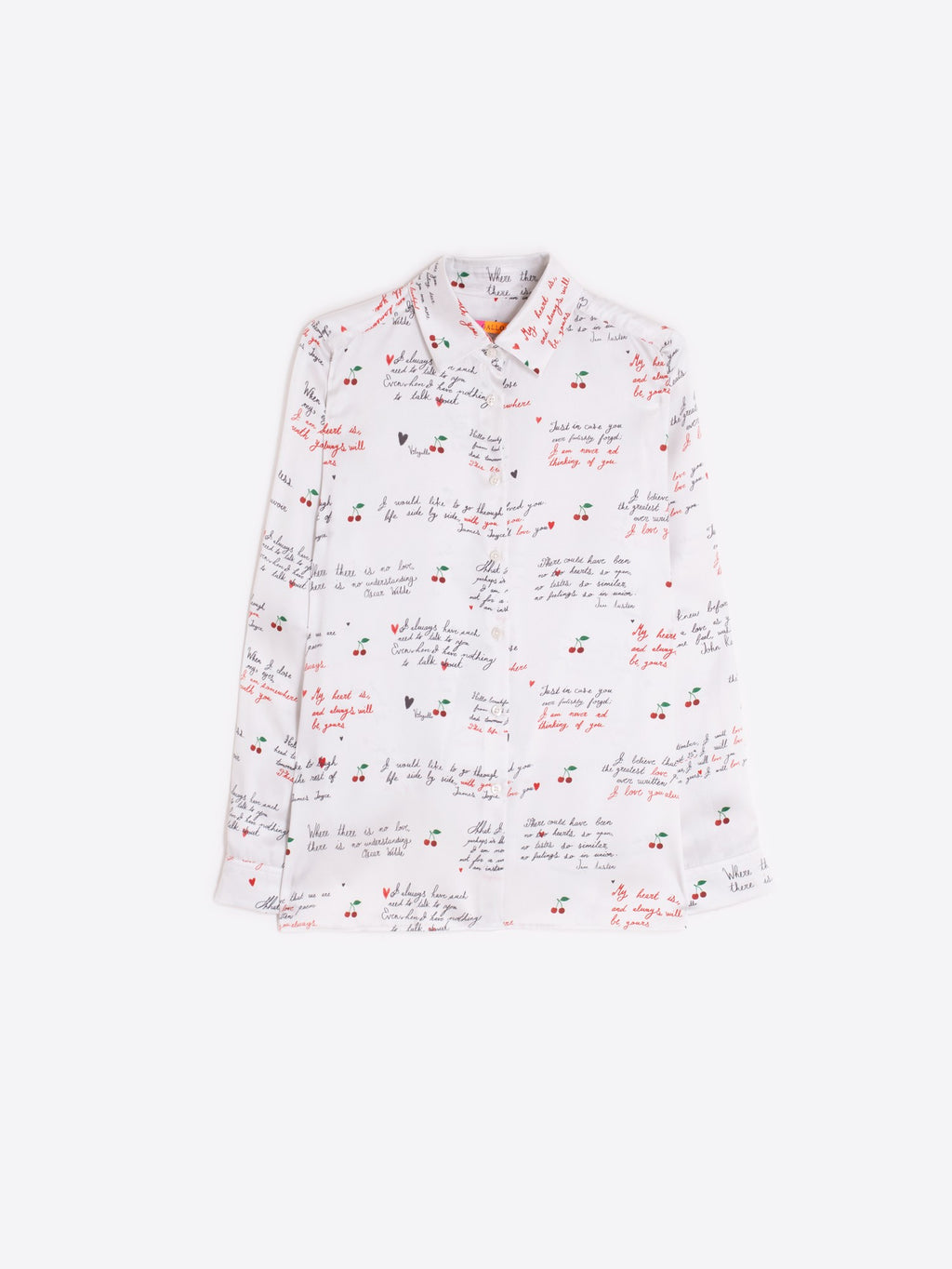 Vilagallo Cherry Letters Shirt