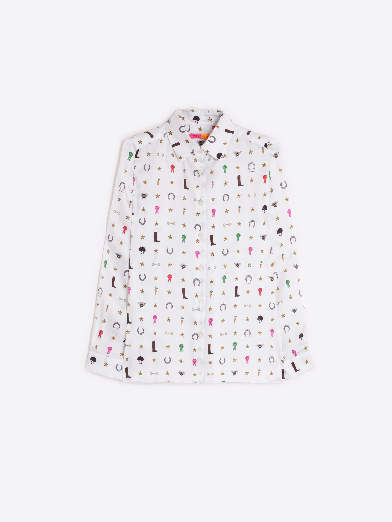 Vilagallo Equestrian Print Shirt