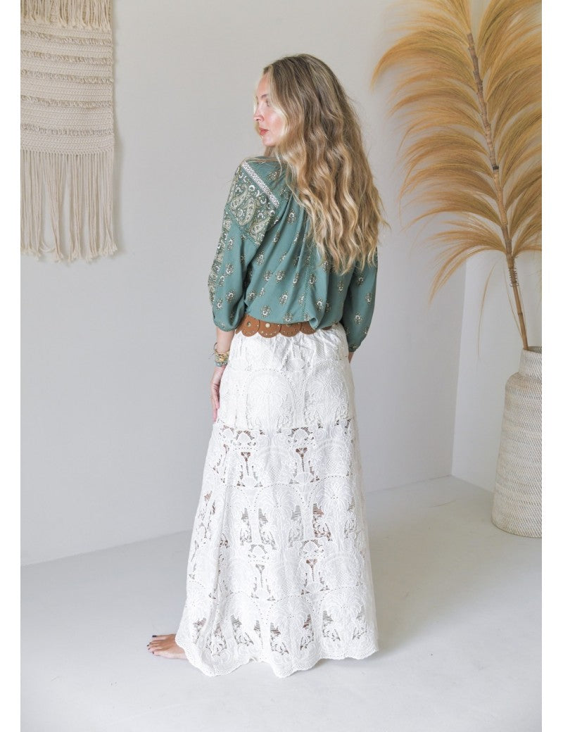 Jaase Woods Maxi - Ivory Palm