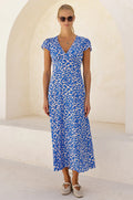 Aspiga Sophie Dress - White & Blue