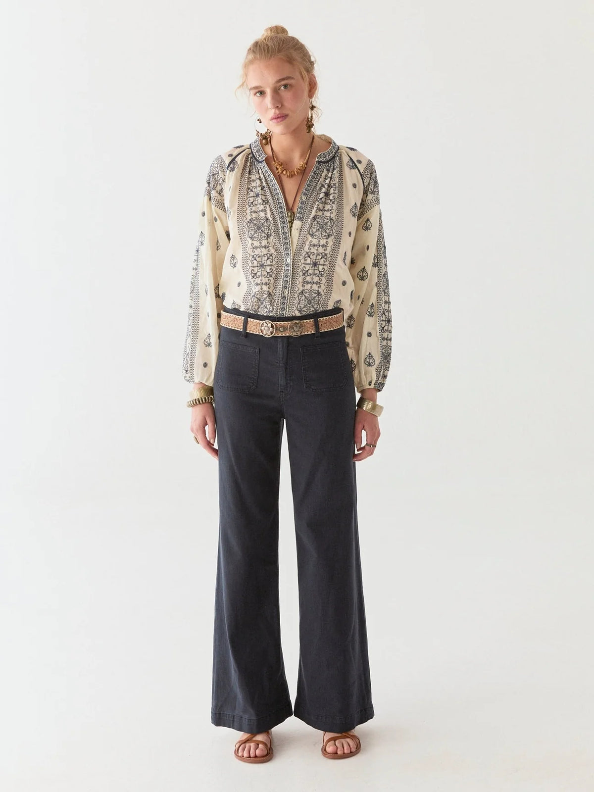 Maison Hotel Stephani Blouse - Off White
