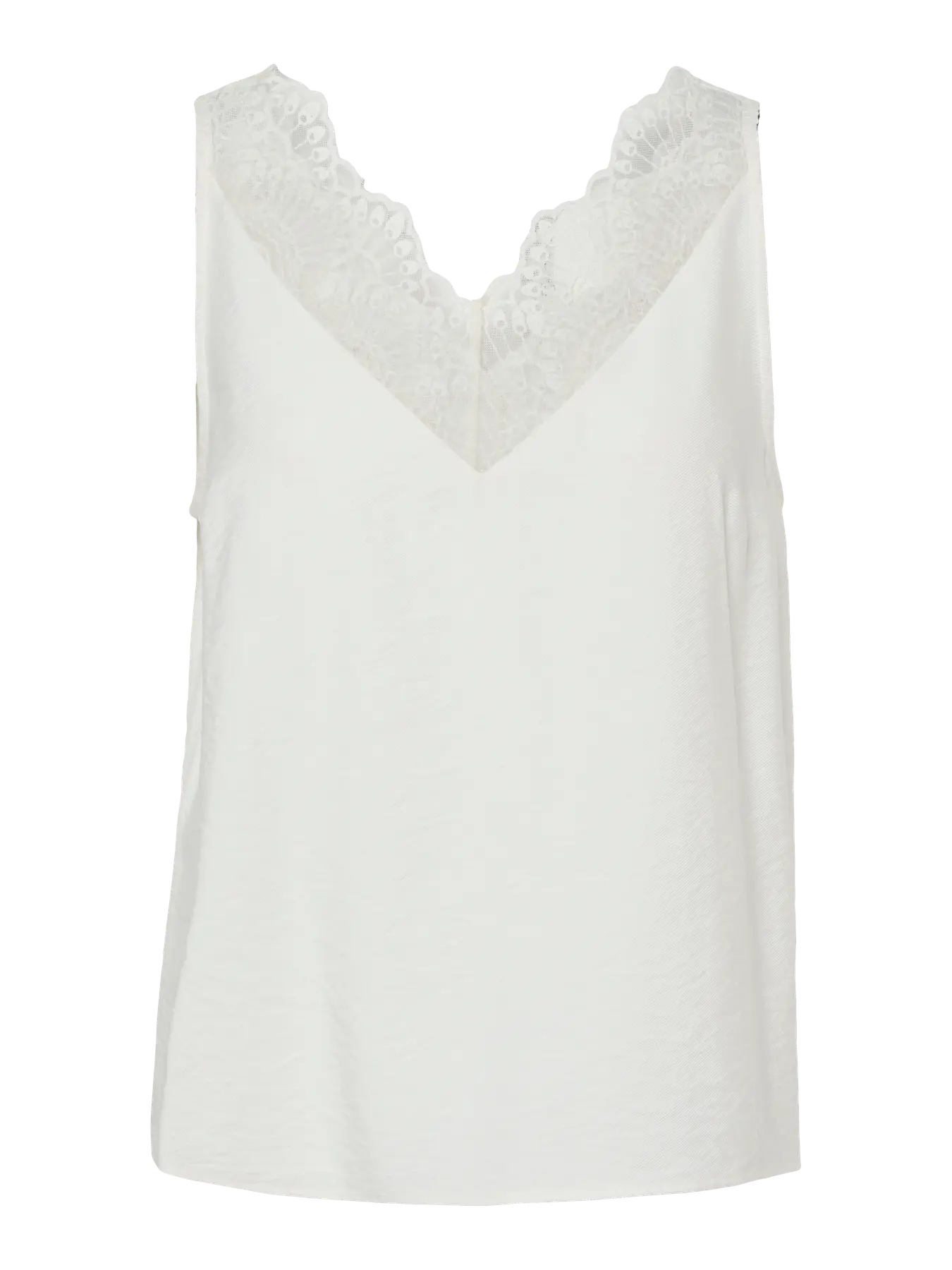 YAS Juris Lace Top - White