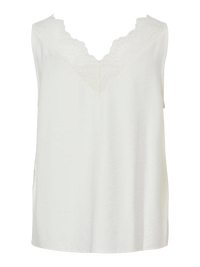 YAS Juris Lace Top - White
