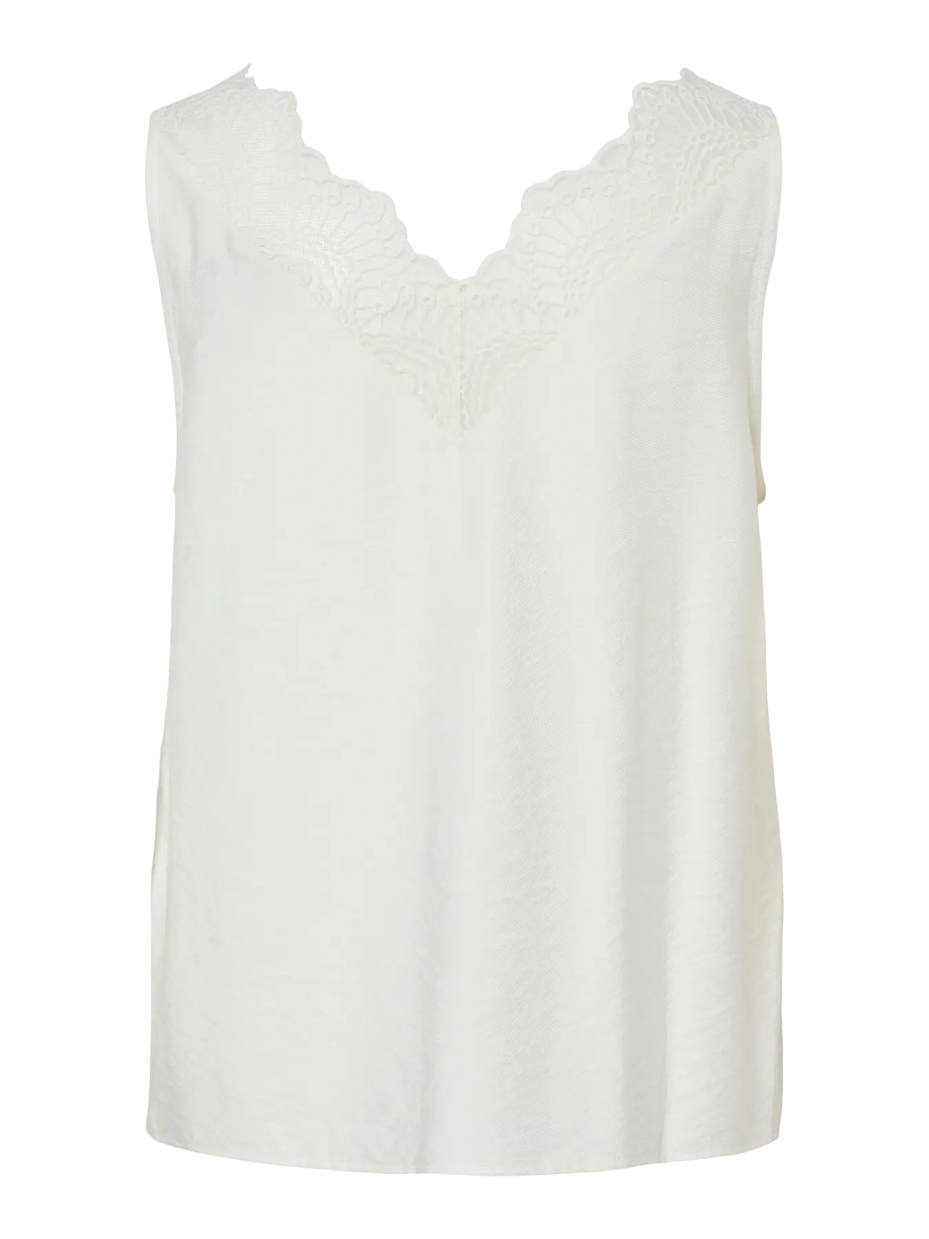 YAS Juris Lace Top - White