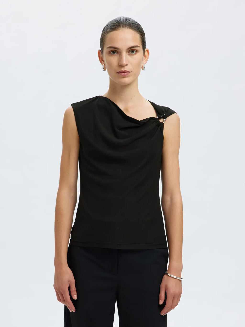 Selected Femme Olga Mesh Top