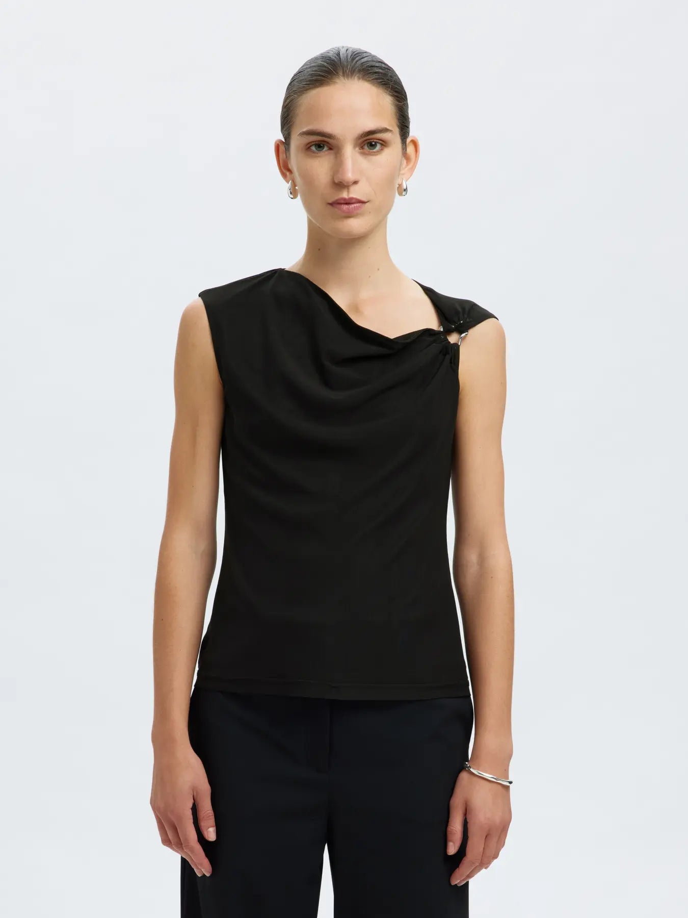 Selected Femme Olga Mesh Top