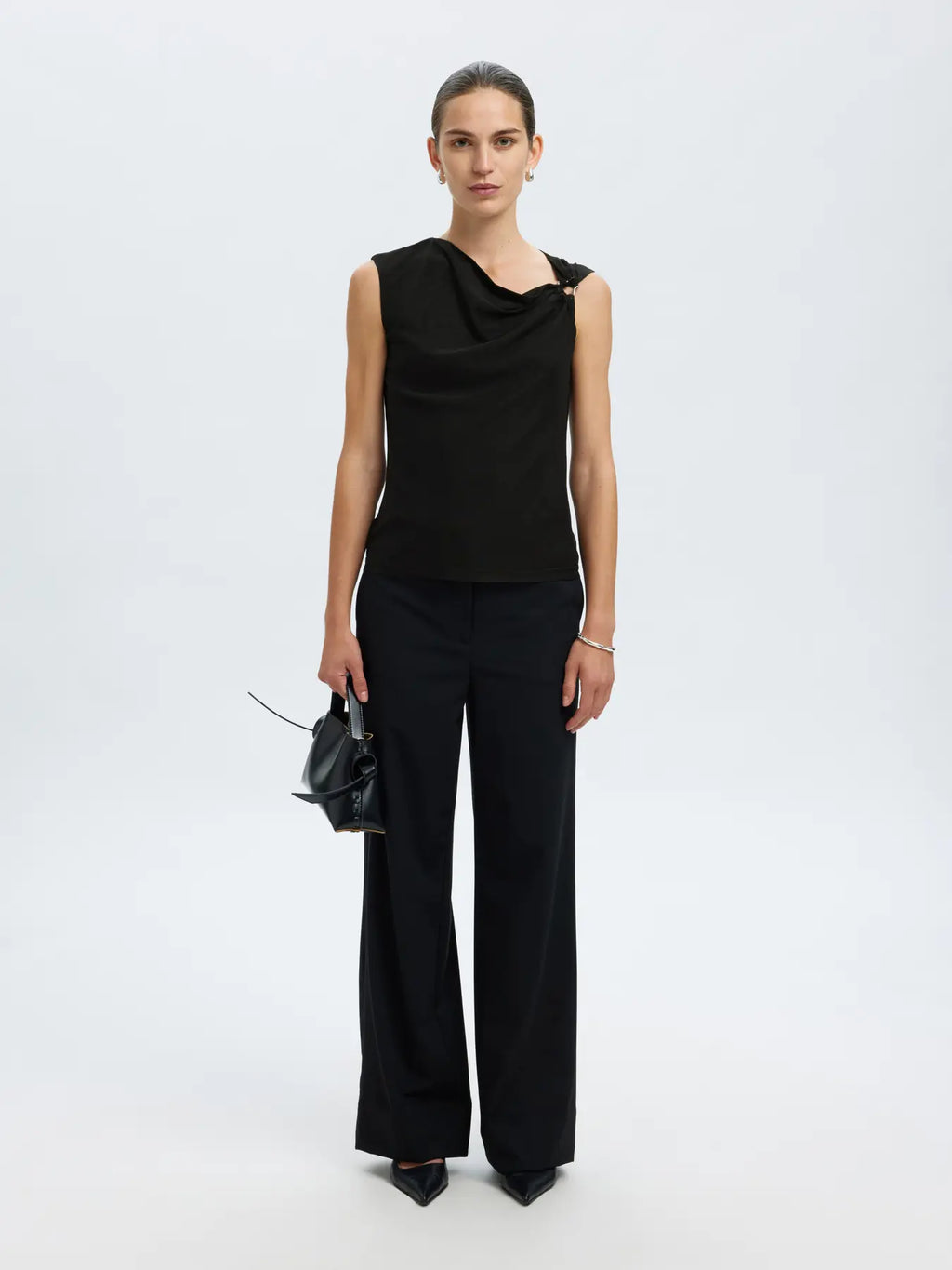 Selected Femme Olga Mesh Top