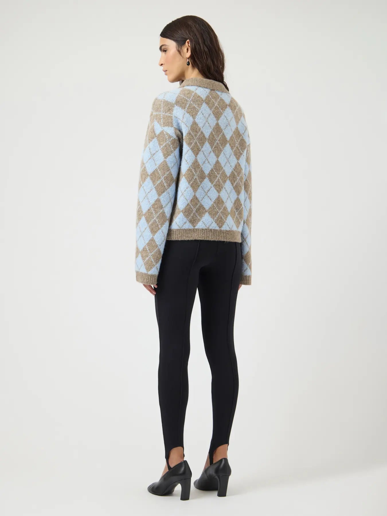 YAS Chelli Polo Knit - Blue