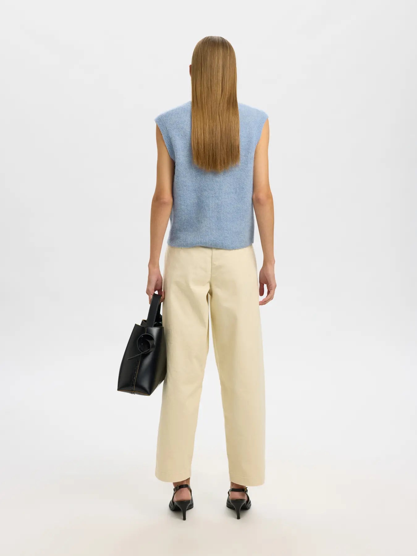 Selected Femme Lulu Tank Vest - Blue