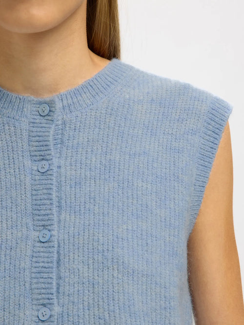 Selected Femme Lulu Tank Vest - Blue