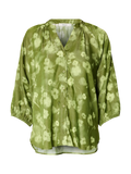 Selected Giona Floral Blouse - Green