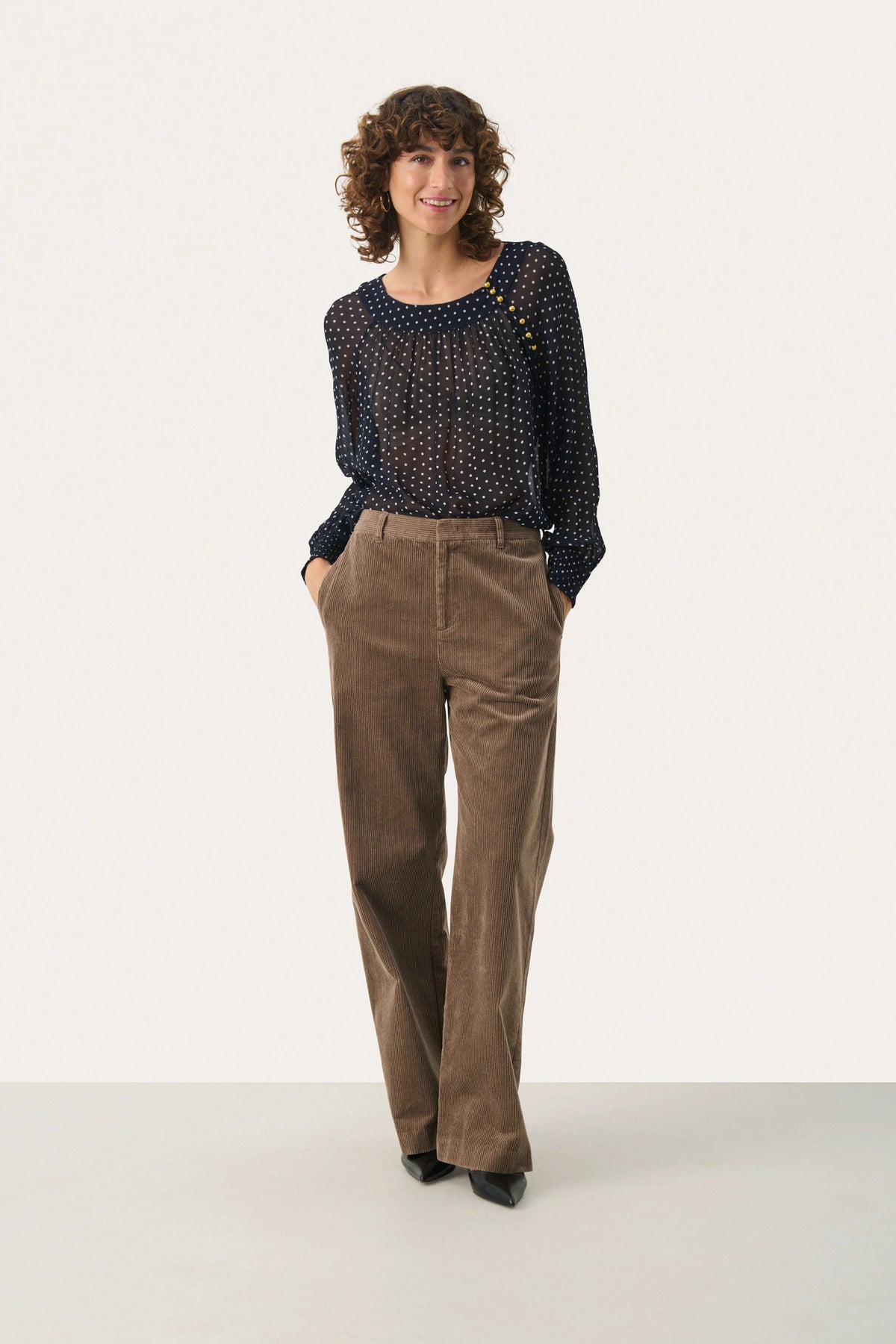 Part Two Clarisse Cords - Walnut