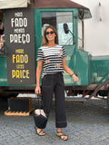 Vilagallo Wide Leg Trousers - Black
