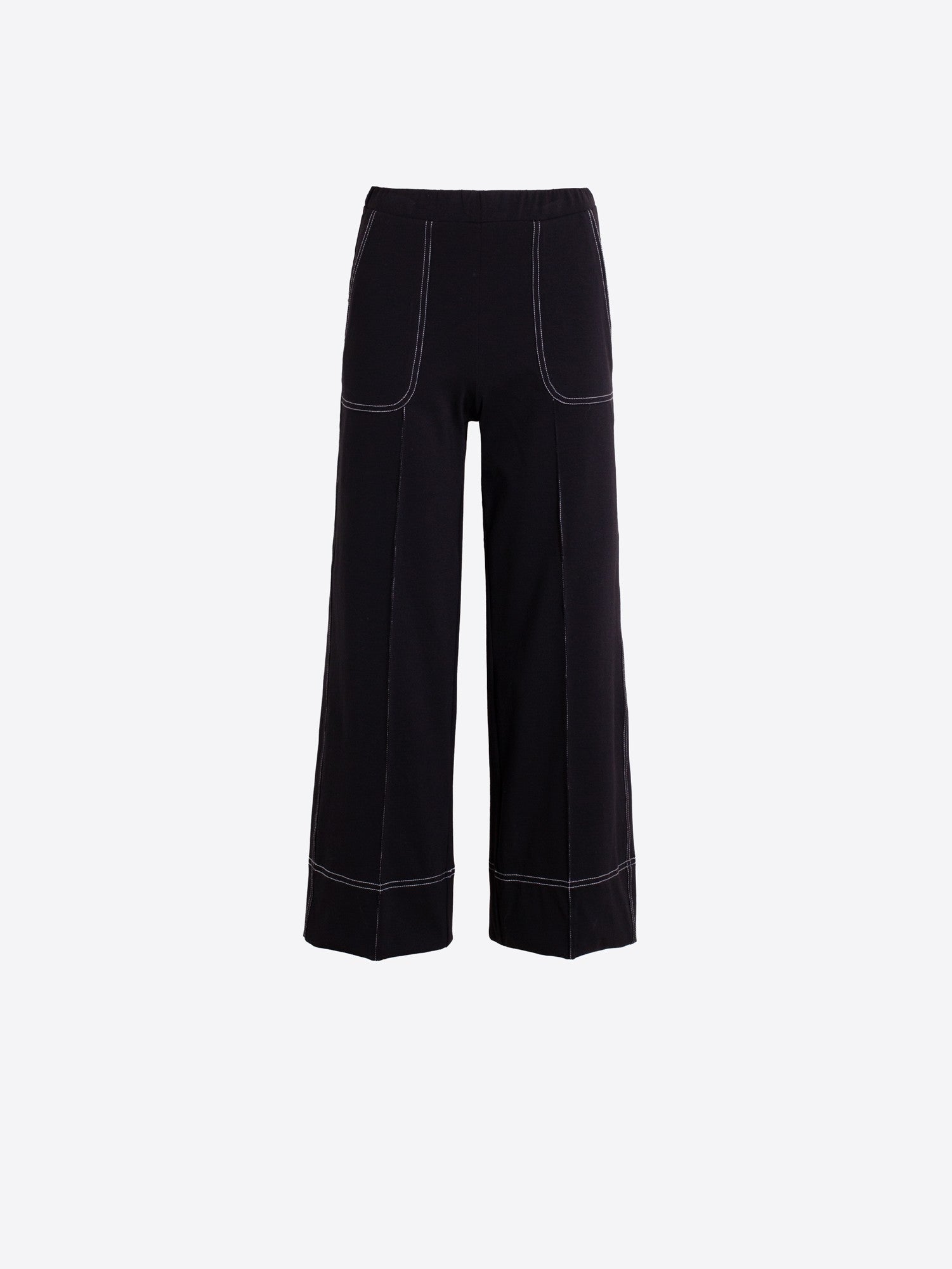 Vilagallo Wide Leg Trousers - Black
